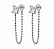 Brinco earline de bolinhas - Imagem 2
