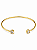 Bracelete duas zircônias 6mm - Imagem 1