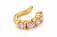 Piercing fake rosa - Imagem 1