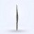 Pinça Cushing Reta com Serrilha 18cm - Imagem 1