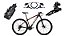Bicicleta Aro 29 KSW Aluminio 6061 24v Freio Hidráulico - Imagem 3