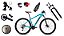 Bicicleta Aro 29 Ksw 12vel 1 X 12 Trava De Guidão K7 11/50 - Imagem 3