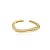 Bracelete liso banho ouro 18k - Imagem 1