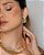 Conjunto LUXO brinco e colar - Imagem 1