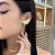 Brinco ear cuff banho ouro 18k - Imagem 1