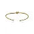 Bracelete liso banho em ouro 18k - Imagem 1