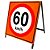 Cavalete de obras velocidade máxima 60 km/h - Imagem 1