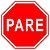 Placa de PARE parada obrigatória R-1 - Imagem 1