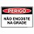 Placa perigo não encoste na grade - Imagem 1