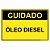 Placa cuidado óleo diesel - Imagem 1