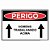 Placa perigo homens trabalhando acima - Imagem 1