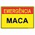 Placa de emergência MACA - Imagem 1