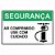 Placa segurança ar comprimido use com cuidado - Imagem 1