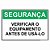 Placa segurança verificar o equipamento antes de usá-lo - Imagem 1