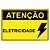 Placa atenção eletricidade - Imagem 1