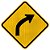 Placa curva à direita A-2b - Imagem 2