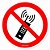 Adesivo de segurança proibido uso de celular (10 un.) - Imagem 1