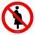 Adesivo de segurança proibido mulheres grávidas (10 un.) - Imagem 1