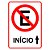 Placa proibido estacionar início - Imagem 1