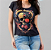 Camiseta Feminina Caveira c/ Rosas - Imagem 2