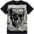 Camiseta RC Skull Jornal c/ Strass - Imagem 2