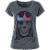 Camiseta LP Estonada Baby Look Axl Rose Skull - Imagem 2