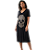 Vestido Midi Skull Strass - Imagem 1