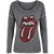 Blusa NR Manga Longa Rolling Stones Strass - Imagem 4