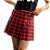 Saia Xadrez Vermelho e Preto - Imagem 1