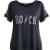 Camiseta RC Rock Strass Skull Manga Plus - Imagem 2
