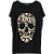 Camiseta RC Skull Flowers c/ Strass - Imagem 2