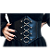 Corset Cinto Corpete Espartilho c/ Argolas - Imagem 2