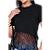 Camiseta Cropped c/ Renda - Imagem 2