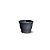 Vaso Plástico Primavera Nutriplan Preto Nº 02 - Imagem 1