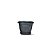 Vaso Plástico Romano Nutriplan Preto Nº 0 - Imagem 1