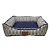 Cama Listra Azul Fábrica Pet G - Imagem 1