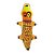 Brinquedo de Pelúcia para Cães Crocodilo Mix Color The Pets Brasil The Pets - Imagem 1