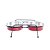 Comedouro Aramado Duplo NF Pet Vermelho 3 L - Imagem 1