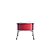 Comedouro Aramado Simples NF Pet Vermelho 600 ml - Imagem 1
