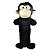 Pelúcia Monkey Fleece Jambo Preto G - Imagem 1