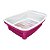 Banheira para Gato Classic Plus Rosa Furacão Pet Único - Imagem 1