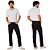 CALÇA SLIM PRETA LISA 10888 - Imagem 1