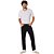 CALÇA SLIM PRETA LISA 10888 - Imagem 5