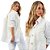 CAMISÃO JEANS CREME 21180 - Imagem 1