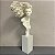 ESCULTURA CABELO AO VENTO BASE BEGE 98X28CM - Imagem 2