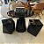 MESA REDONDA  PRETO 69X84CM - Imagem 2