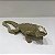 ESCULTURA IGUANA EM POLIRESINA DOURADA 33CM - Imagem 1