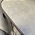 MESA LATERAL CURRAL - METAL CHAMPAGNE COM TAMPO EM COURO - Imagem 2