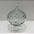 BOMBONIERE DE CRISTAL COM TAMPA- 21X16CM - Imagem 2