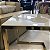 MESA LATERAL LUMI DOURADO COM VIDRO OFF WHITE 57X50CM - Imagem 5